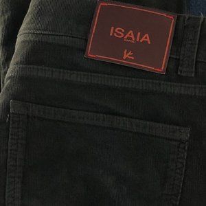 Two (2) Pairs of New Without Tag ISAIA Blue Jeans & Grey Corduroy Pants 40R